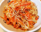 お弁当にぴったり☺人参とえのき炒め☺作り方4写真