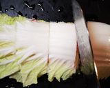 豚バラ×白菜のミルフィーユほっとトマト鍋作り方2写真