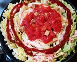 豚バラ×白菜のミルフィーユほっとトマト鍋作り方8写真