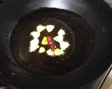 レンコンと鶏肉としめじのスパゲッティー作り方1写真