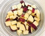 簡単サツマイモご飯さつまいも炊き込みご飯作り方1写真