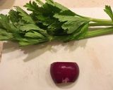 セロリの卵スープ作り方1写真