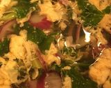 セロリの卵スープ作り方6写真