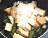 万願寺唐辛子と厚揚げのみぞれ煮作り方5写真