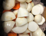 ビールに合う☆里芋と豚挽き肉の煮っ転がし作り方3写真