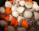 ビールに合う☆里芋と豚挽き肉の煮っ転がし作り方7写真