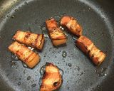ベーコンと目玉焼き作り方2写真