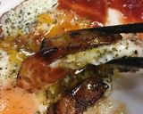 ベーコンと目玉焼き作り方9写真