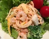 海老といかの明太子パスタサラダ作り方8写真