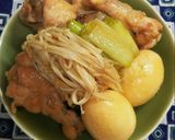 ☆ゆきひら鍋一つで☆鶏手羽元と卵の煮物♪作り方8写真