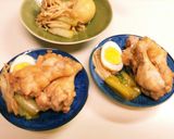 ☆ゆきひら鍋一つで☆鶏手羽元と卵の煮物♪作り方9写真