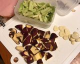 ブロッコリーいも炒め物作り方1写真