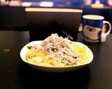 簡単！柚子胡椒香るシラスとネギのパスタ！作り方7写真