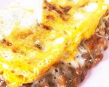 糖質制限中も！巻かない納豆チーズオムレツ作り方8写真