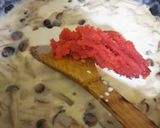 絶品♥️ふし麺の明太子クリームグラタン作り方3写真