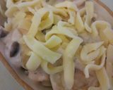 絶品♥️ふし麺の明太子クリームグラタン作り方5写真