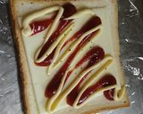 ケチャマヨチーズトースト作り方1写真