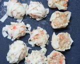 レンジスチーマーで塩鮭が入ったもち米焼売作り方11写真