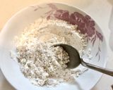 材料5つ★片栗粉のふんわりレンジケーキ作り方3写真