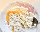 材料5つ★片栗粉のふんわりレンジケーキ作り方4写真