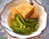 油揚げとさやえんどうの煮物(煮浸し)副菜作り方5写真