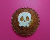 ハロウィン⭐ドクロカップケーキ作り方2写真