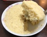 材料5つ★片栗粉のふんわりレンジケーキ作り方7写真