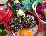 【簡単】キャラ弁 おかず マヨアート作り方12写真