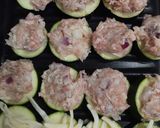 簡単！茄子とズッキーニの肉のせ焼き作り方2写真