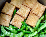 油揚げとさやえんどうの煮物(煮浸し)副菜作り方3写真