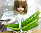 リカちゃん♡冷食で？甘長ピーマンと皮炒め作り方1写真