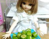 リカちゃん♡冷食で？甘長ピーマンと皮炒め作り方3写真