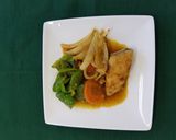 さわらのカレー南蛮漬け(腎臓病食)作り方6写真