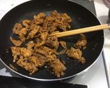 豚薄切り肉の甘辛炒め、大根おろしのせ作り方2写真