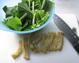冷めてもおいしい小松菜&油揚げ炒め★作り方2写真