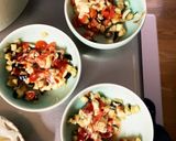 全てレンジ豆腐のトマトチーズドーム蒸し作り方4写真