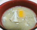 出汁いらず。舞茸の味噌汁。作り方6写真
