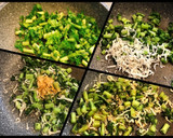 大根の葉としらすの炒り煮 *☻*作り方2写真
