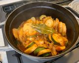 ストウブで作るイワシと彩野菜のパン粉焼き作り方6写真