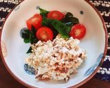 美味!カッテージチーズ と海苔の佃煮和え作り方2写真
