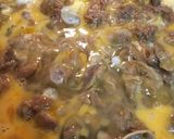 簡単☆卵とじ牛丼作り方1写真