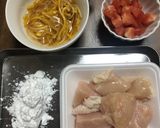 レモンでさっぱり！唐揚げのカルパッチョ風作り方1写真