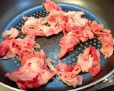 牛こま切れのコチュジャン炒め。作り方4写真