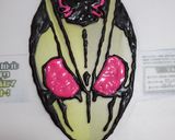 仮面ライダーゼロワン　ケーキプレート作り方2写真
