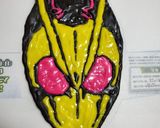 仮面ライダーゼロワン　ケーキプレート作り方3写真