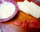 おでん種に！明太チーズ巾着作り方1写真