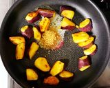 ざらめでカリッと薩摩芋の塩バターカラメル作り方9写真