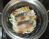 タラ梅干し蒸し♪簡単老化物質AGEs防止作り方14写真