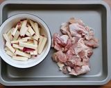 簡単！鶏もも肉とさつまいもの甘辛炒め作り方1写真