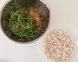 ささみと豆苗のザーサイ和えサラダ作り方4写真